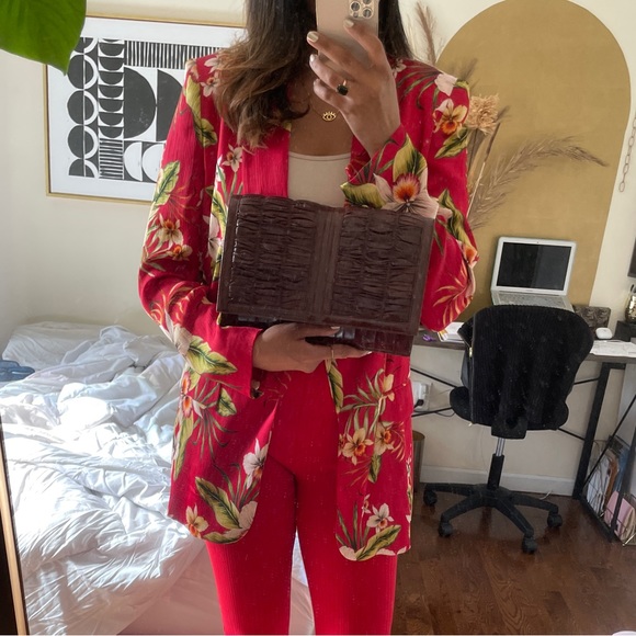 Genuine Eel Skin Clutch w/ Wallet - Picture 8 of 11